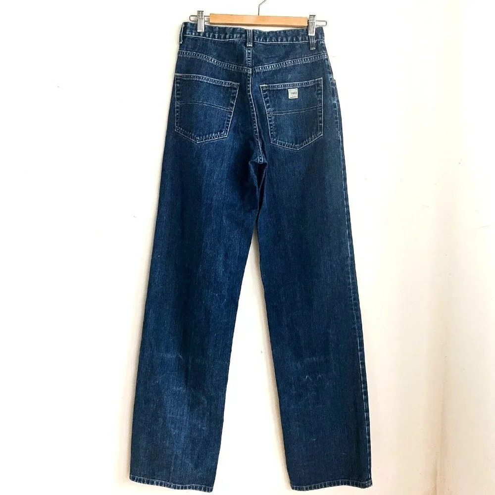 Vintage Guess USA Wide Leg Medium Wash Mens Jeans 29